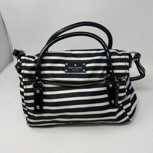 kate spade Handbags - Kate Spade Tote Handbag New York "STRIPED NYLON KAREN"
